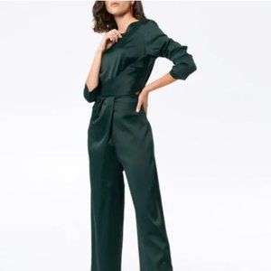 Sies Marjan Deep Green Jumpsuit with cutouts